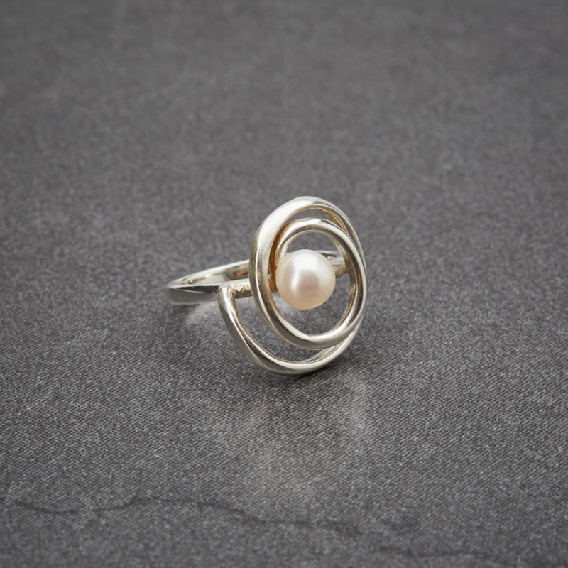 Pearl Sterling Silver Ring