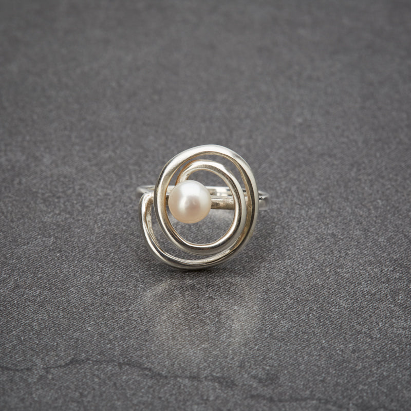 Sterling Silver Freshwater Pearl Ring