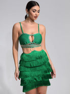 Women Green Dress