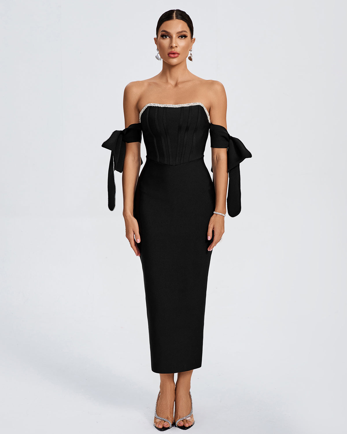 Off Shoulder Midi 