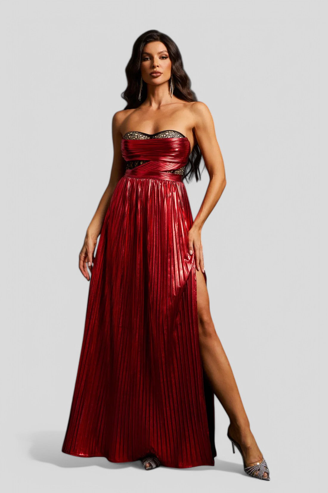 Shop Black Metallic Dress Online | Glamorous Stylish Dress Mara Blak Shop Black Metallic Dress Online | Glamorous Stylish Dress Mara Blak
