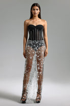 Mesh Sequin Dress